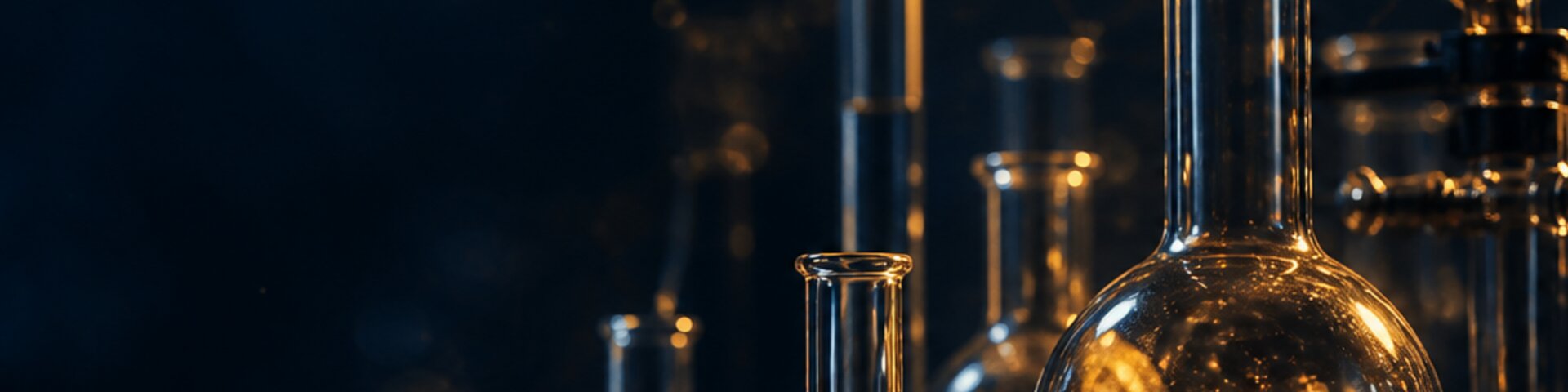 Chemie mit Laborgläsern