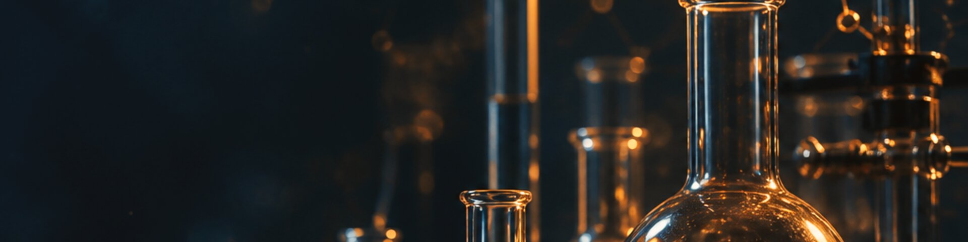 Chemie mit Laborgläsern