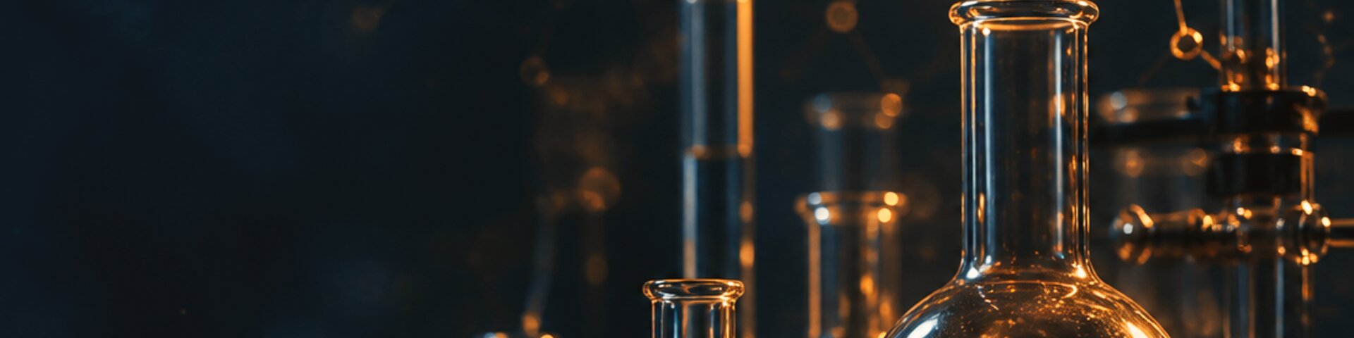 Chemie mit Laborgläsern