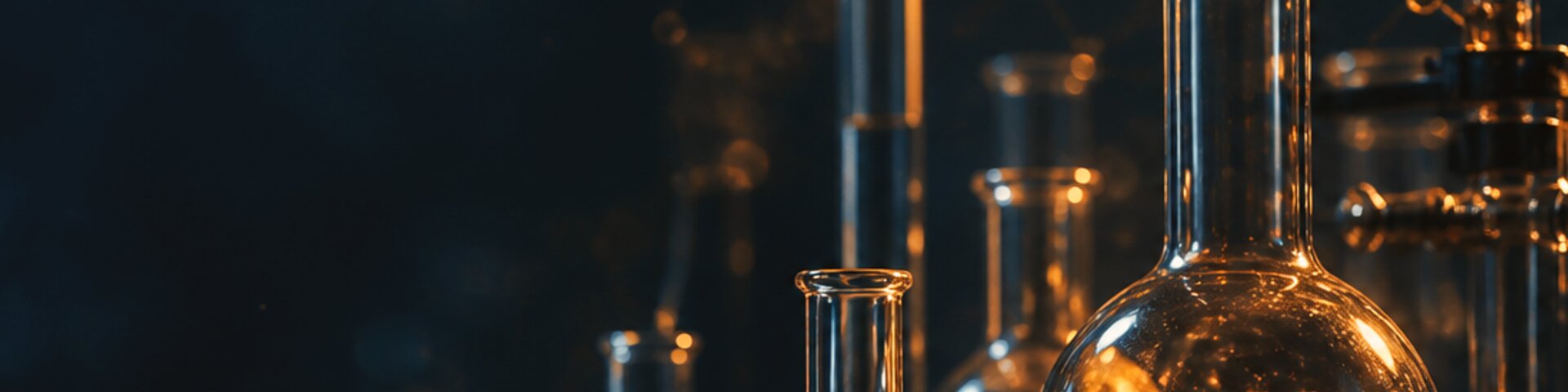 Chemie mit Laborgläsern