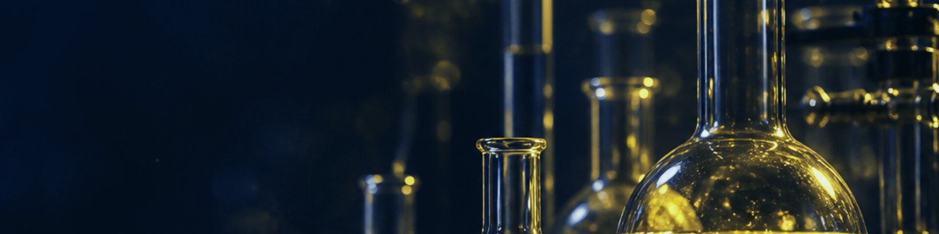 Chemie mit Laborgläsern