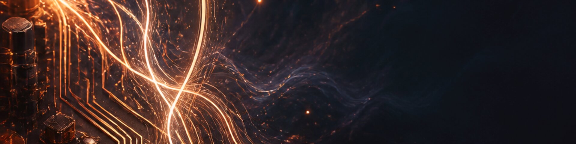 Datenraum mit Flow-Licht