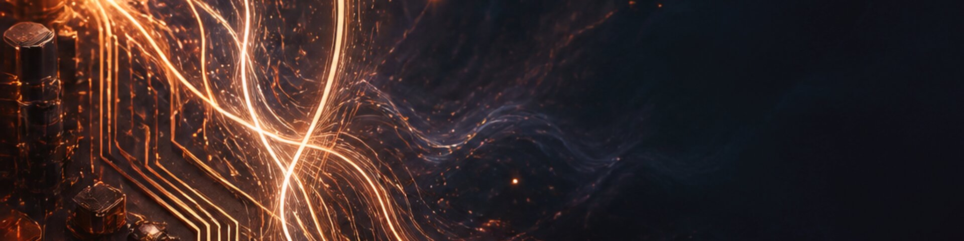 Datenraum mit Flow-Licht
