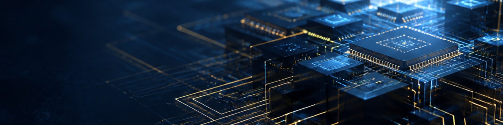Informatik-Detail mit Schaltkreis