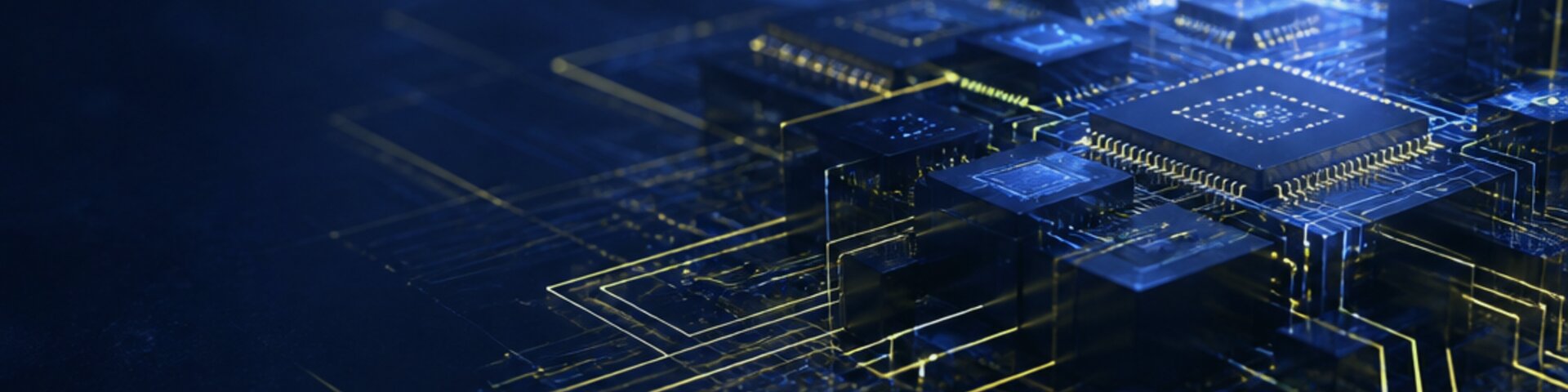 Informatik-Detail mit Schaltkreis