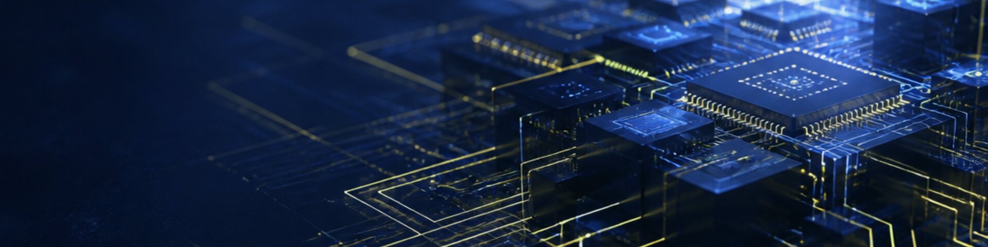 Informatik-Detail mit Schaltkreis
