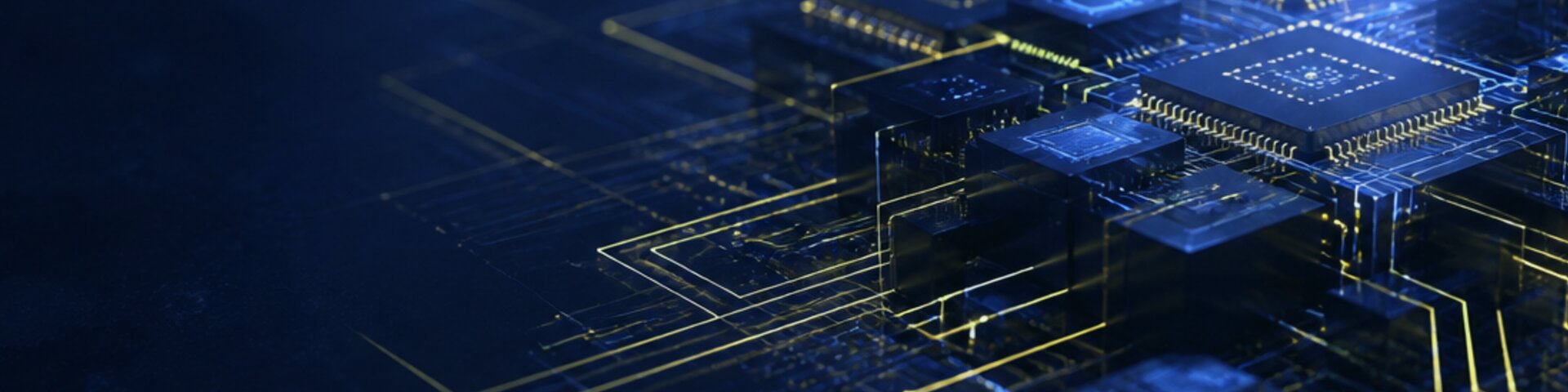 Informatik-Detail mit Schaltkreis