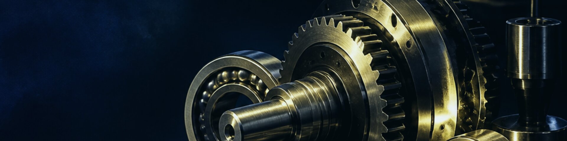 Maschinenbau mit Metalldetail