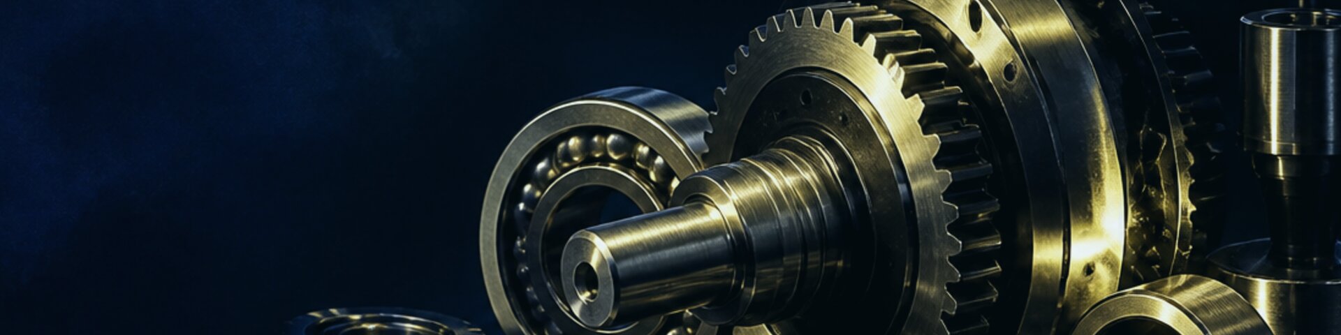 Maschinenbau mit Metalldetail
